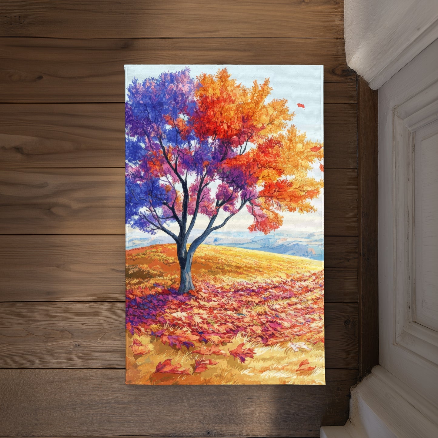 Spring Breeze Yellow Indoor Outdoor Door Mat - Home Decor