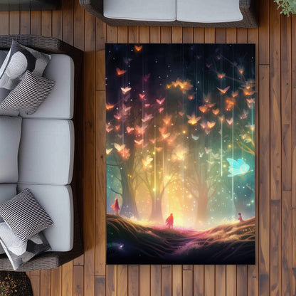 A dream come true - Pink outdoor area rug for home decor