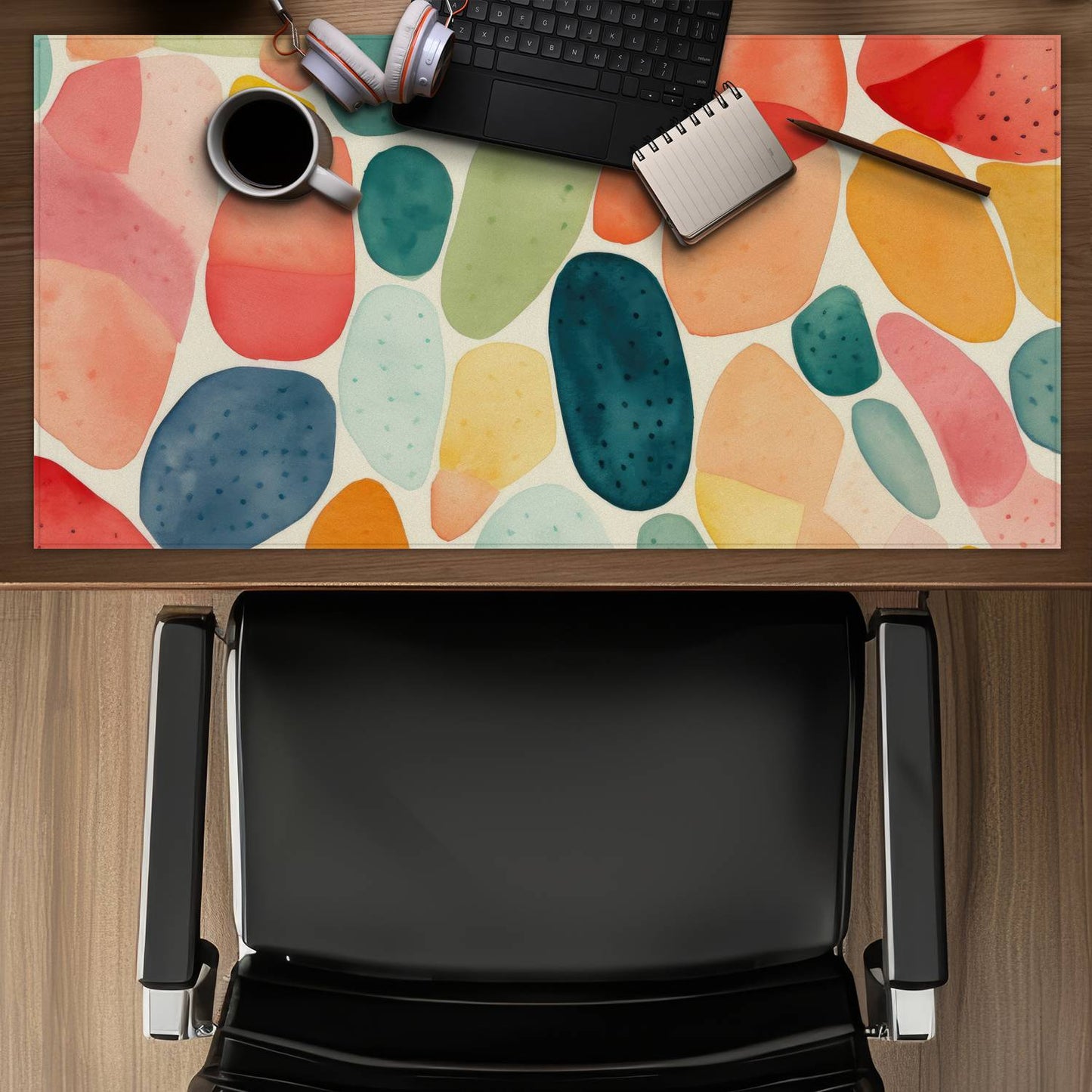 Seedy shapes - Desk mat - Print on demand