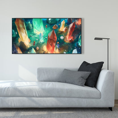 The quest - 36"x36" Framed canvas