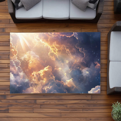 Piercing Light Outdoor Area Rug | Stylish Home Decor Accent
