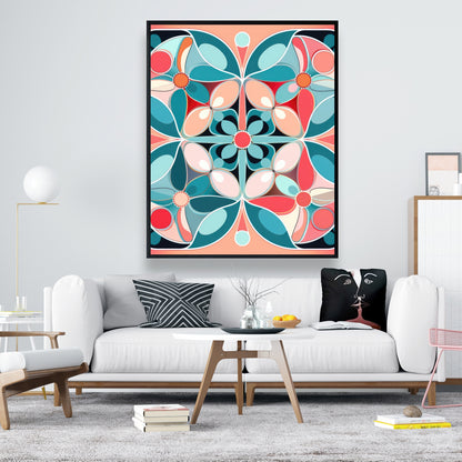 Sweet curves - 36"x36" Framed canvas