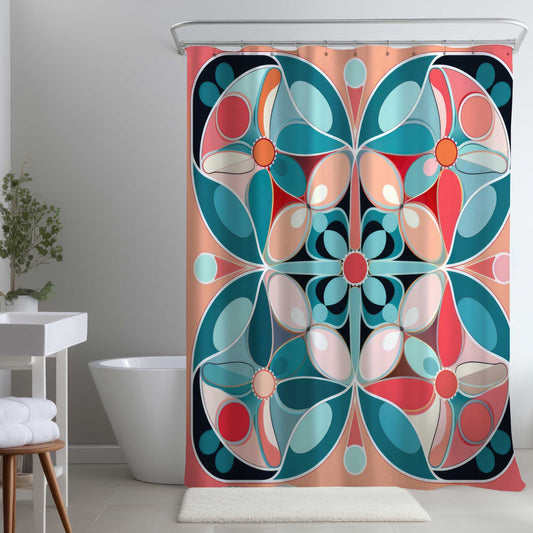 Rideau de douche Sweet Curves | Accent élégant pour la décoration intérieure