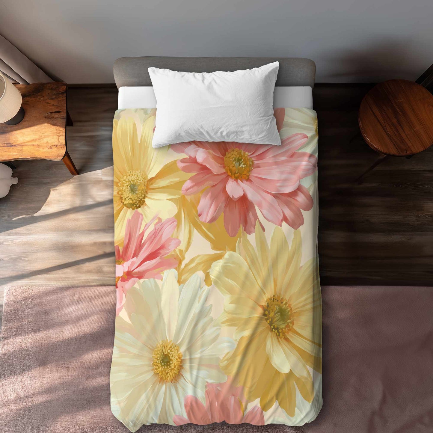 Housse de couette Rêve de Marguerite au Soleil - Illuminez votre chambre