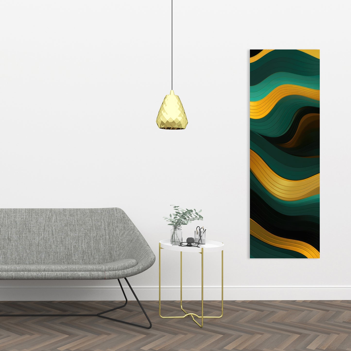 Golden harmony - 32"x32" Canvas