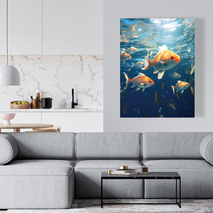 Free flow - 32"x32" Canvas