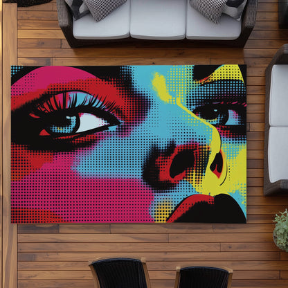 Tapis d'extérieur Comics | Décoration élégante pour l'extérieur