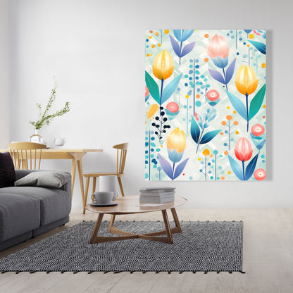 Calming Scents - Orange Canvas for Home Decor | Relaxing Art
