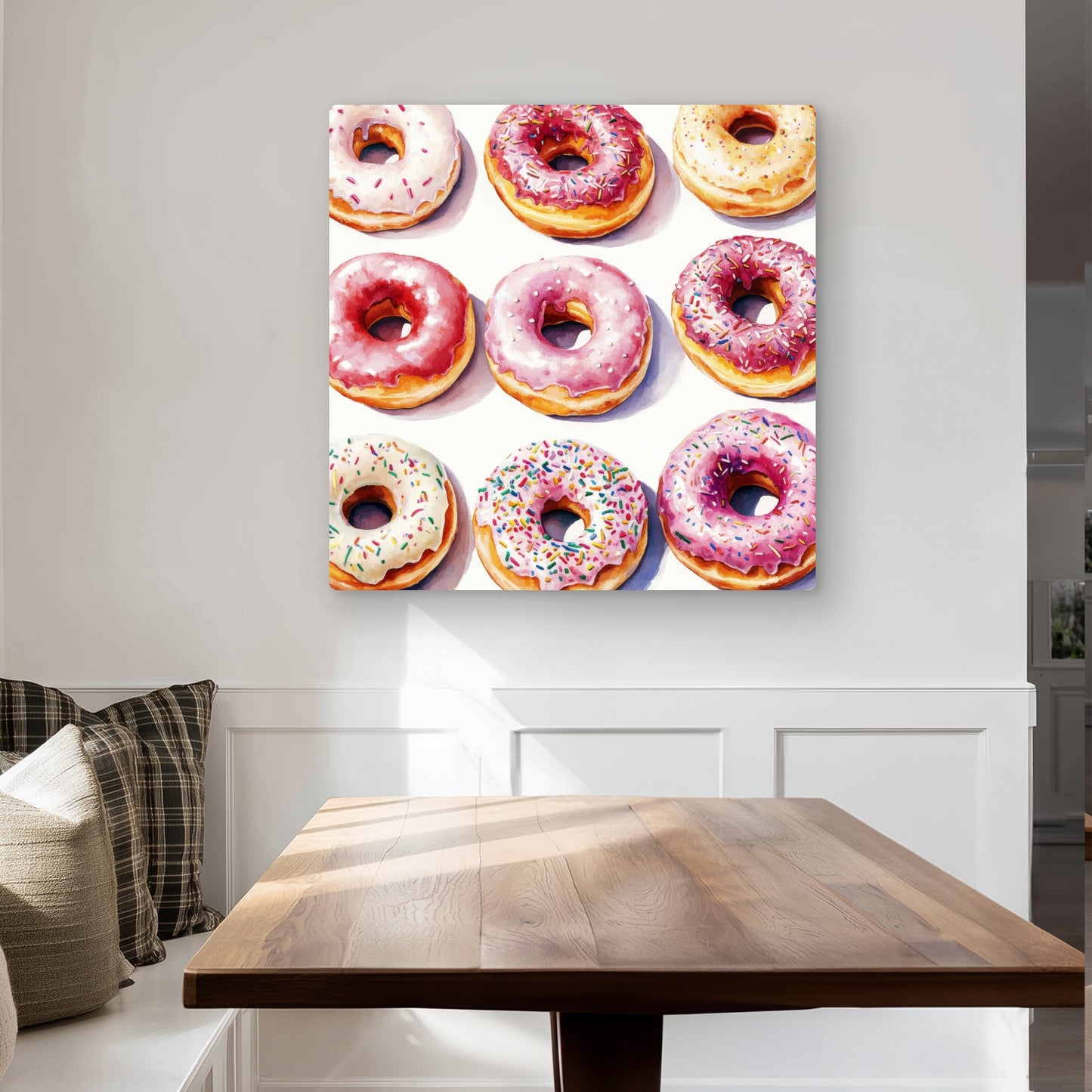Yummy Pink Metal Print - Stylish Home Decor Accent