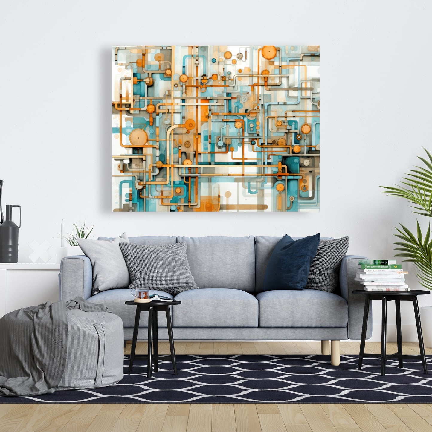 Like clockwork - 32"x32" Canvas