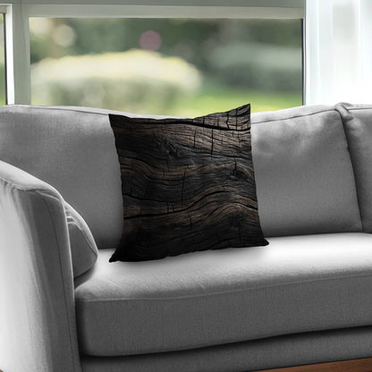 Dark wood - Throw Pillow