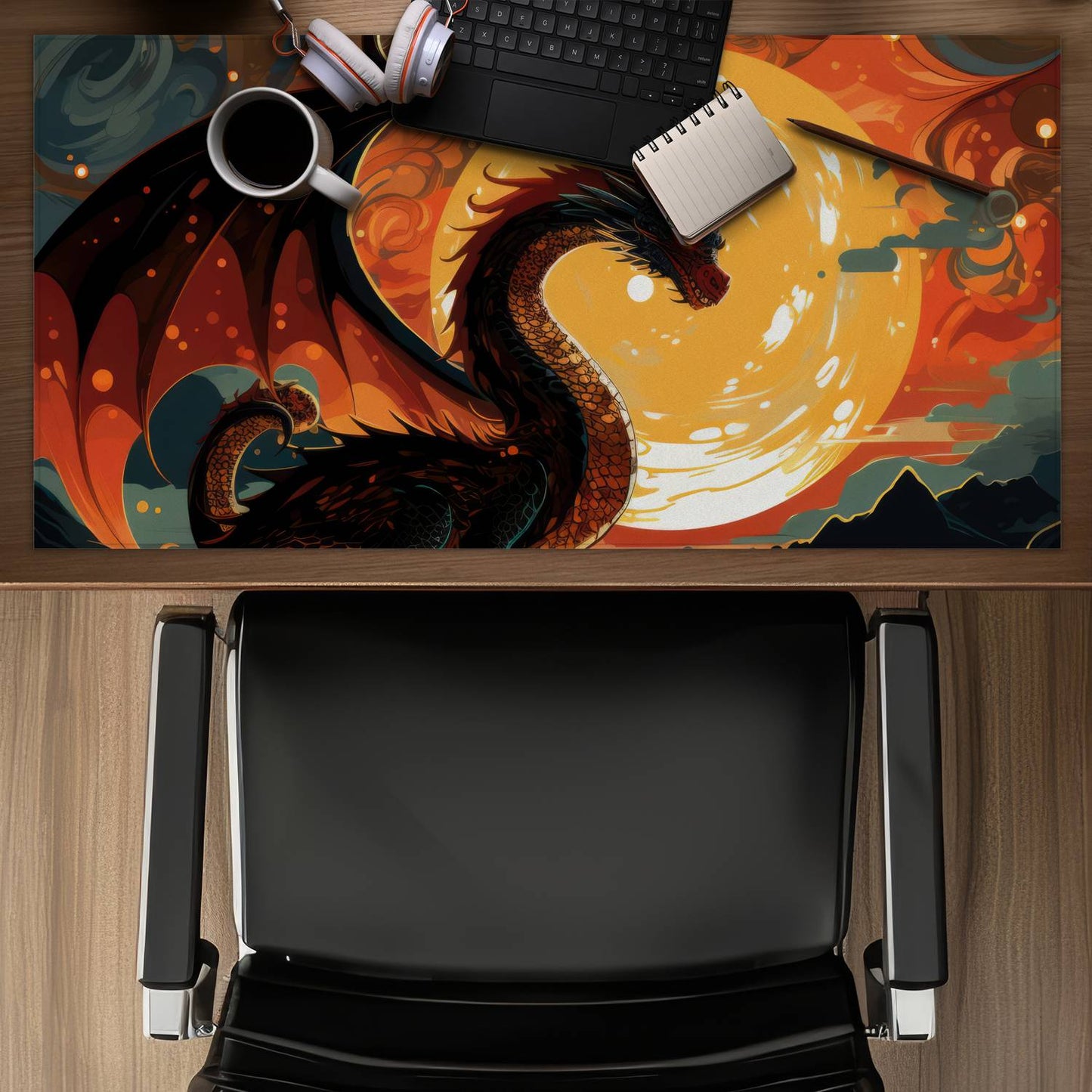 Imminent destruction - Desk mat - Print on demand