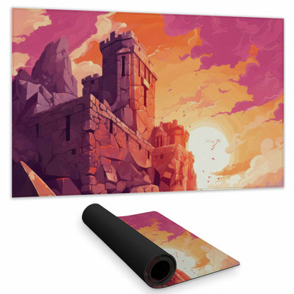 Le tapis de jeu Setting Rampart | Surface de jeu de décoration intérieure