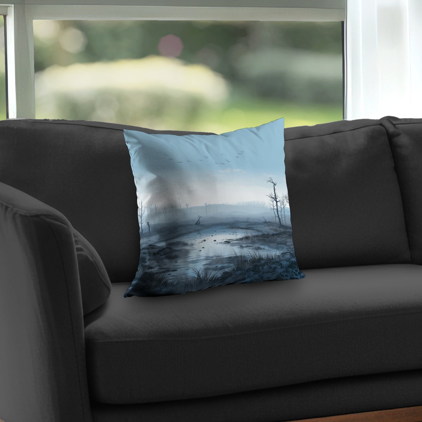 Swampy lands - Throw Pillow
