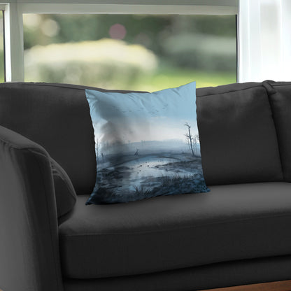 Swampy lands - Throw Pillow