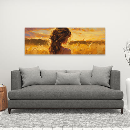 Warm field - 32"x32" Canvas