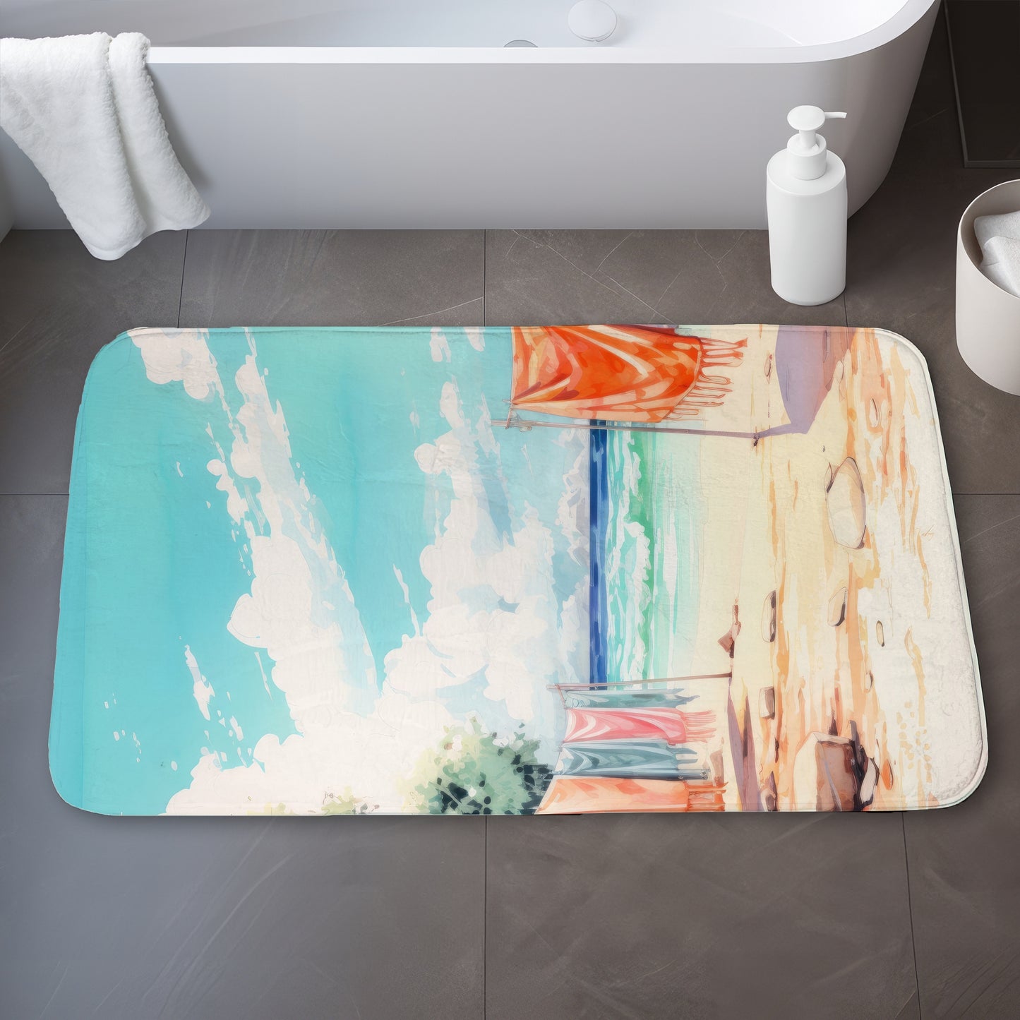 Sunny side - 17"x24" Bath mat