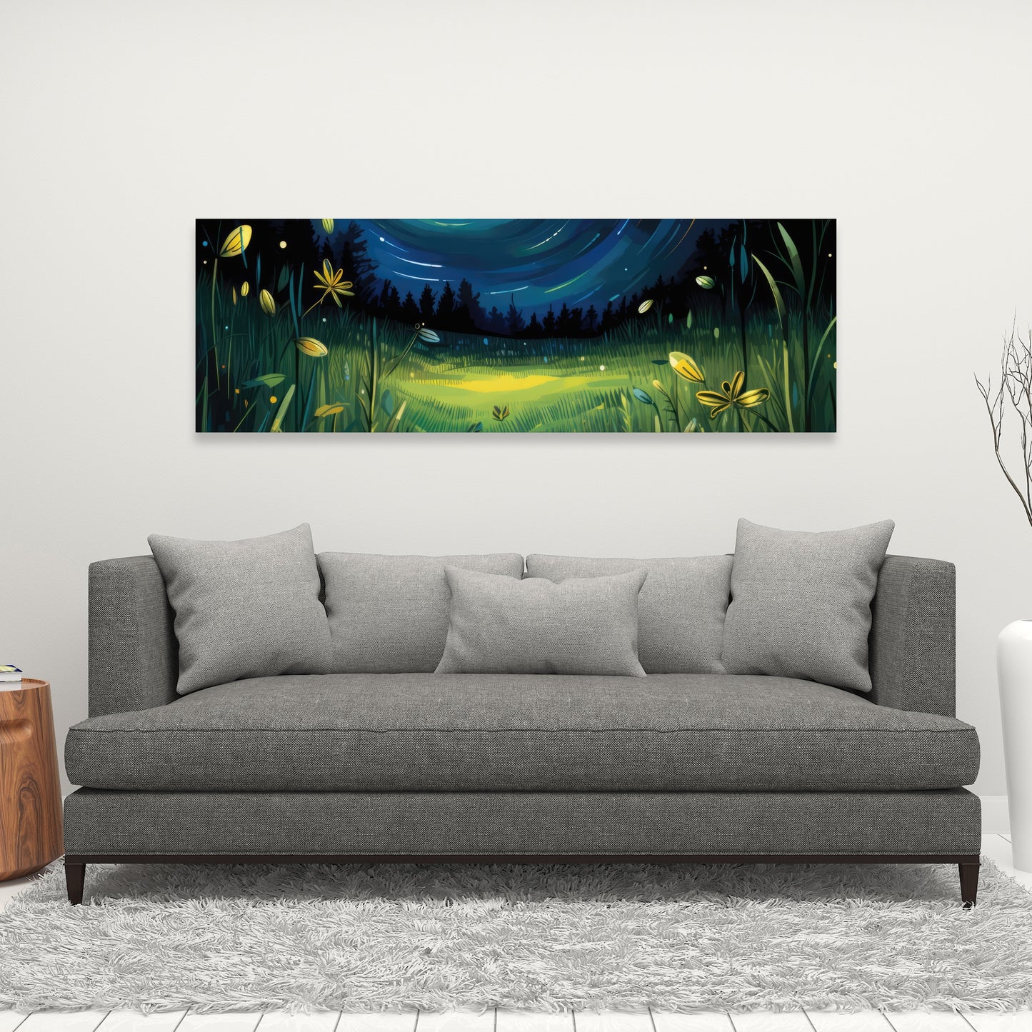 Between grass blades - 32"x32" Canvas