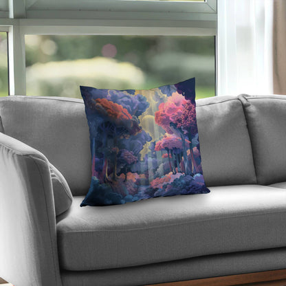 Beams Poly Twill Throw Pillow - Stylish Home Decor Accent