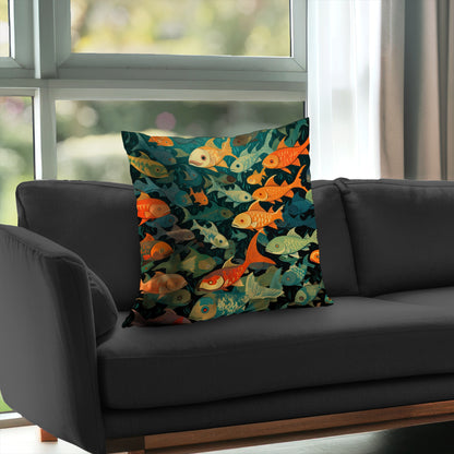 Simple fishes - Throw Pillow