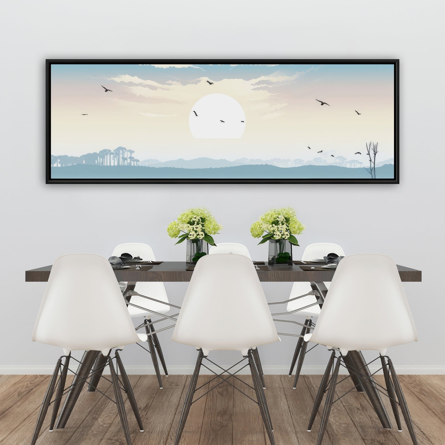The Marsh - Beige Framed Canvas for Elegant Home Decor
