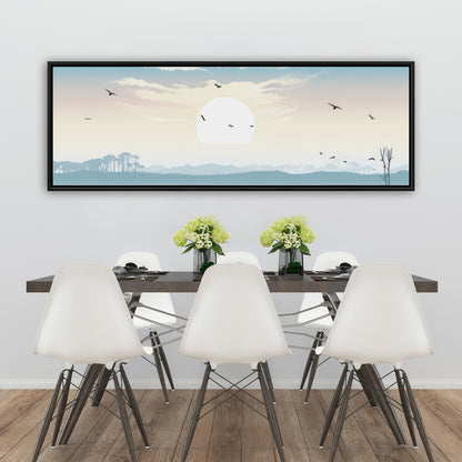 The Marsh - Beige Framed Canvas for Elegant Home Decor