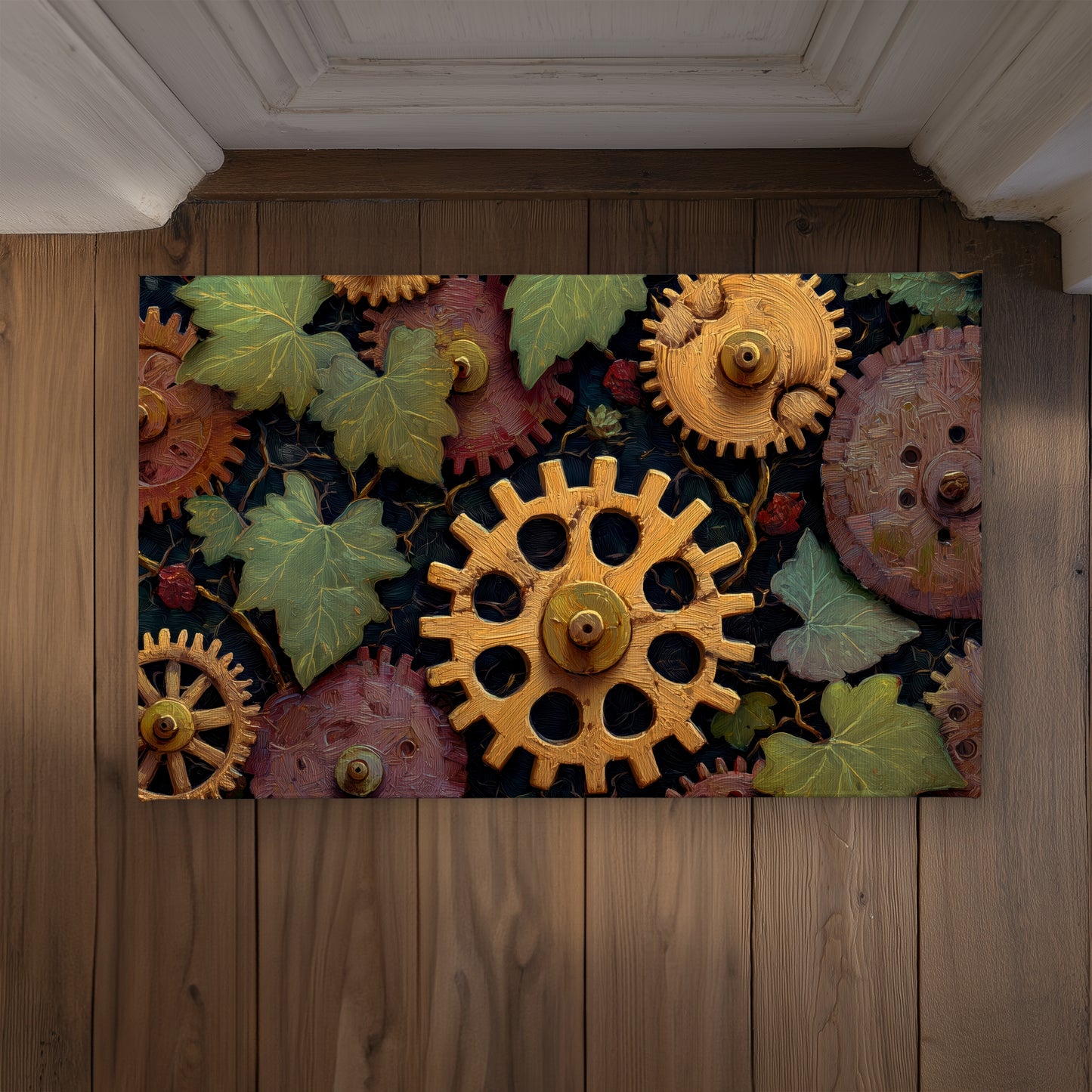 Nature punk Brown Indoor Outdoor Door Mat | Home Decor