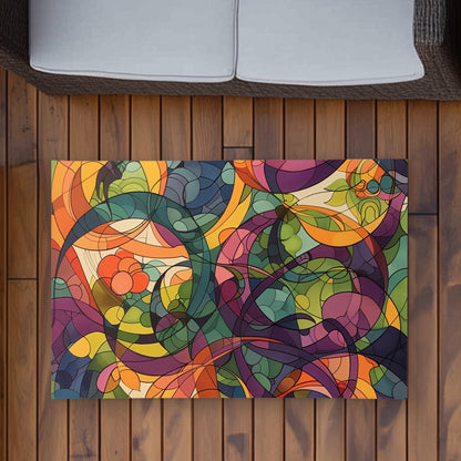 Tapis d'extérieur Converge - Décoration élégante pour terrasses