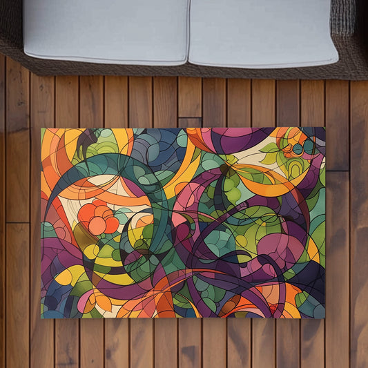 Tapis d'extérieur Converge - Décoration élégante pour terrasses