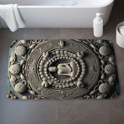 Spiritual Peace Bath Mat | Cozy Home Decor for Serenity