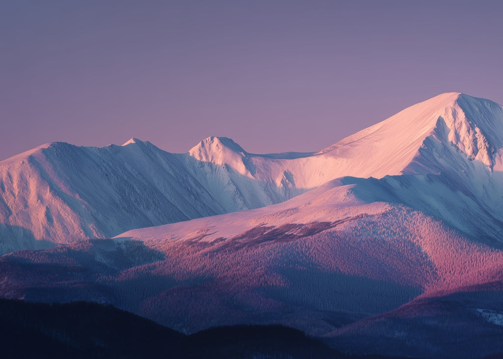 Rising Snow Pink Indoor Outdoor Door Mat | Decor Accessory