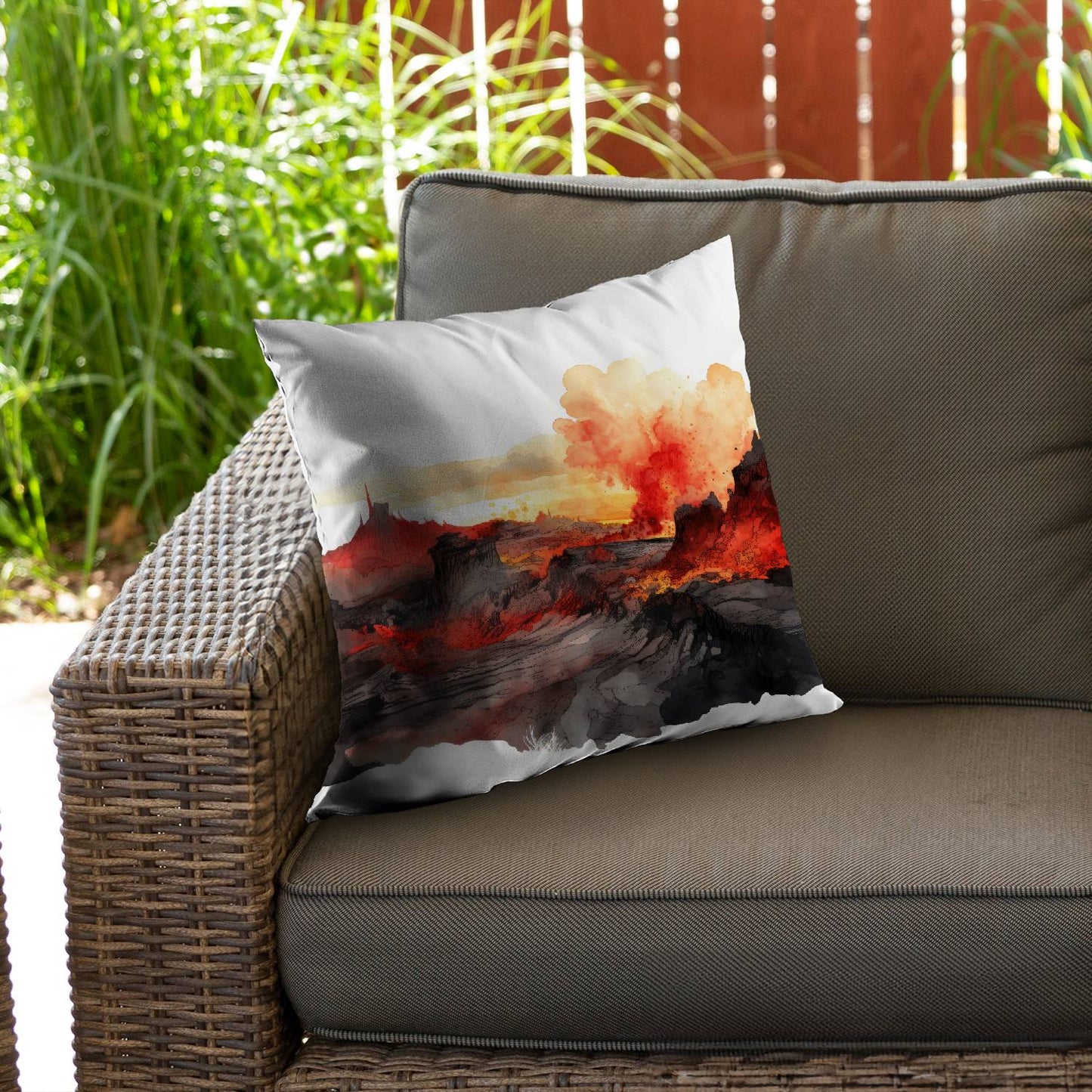 Minimalist flow - Throw pillow - Print on demand