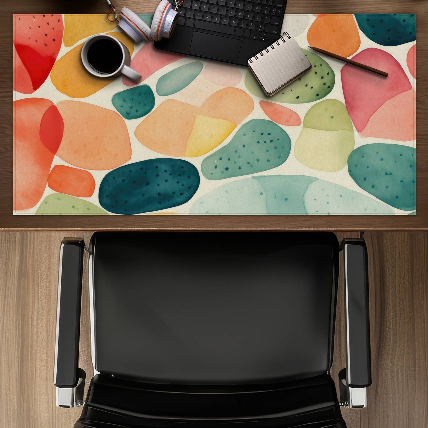 Seedy shapes - Desk mat - Print on demand