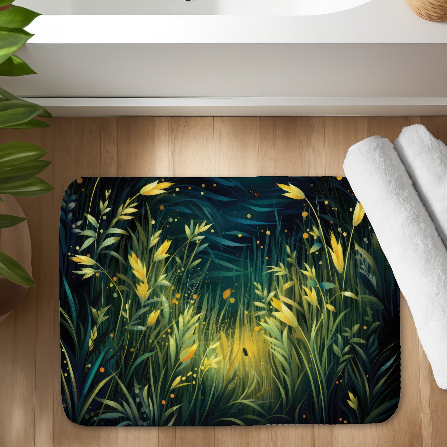 Lit plains - 17"x24" Bath mat