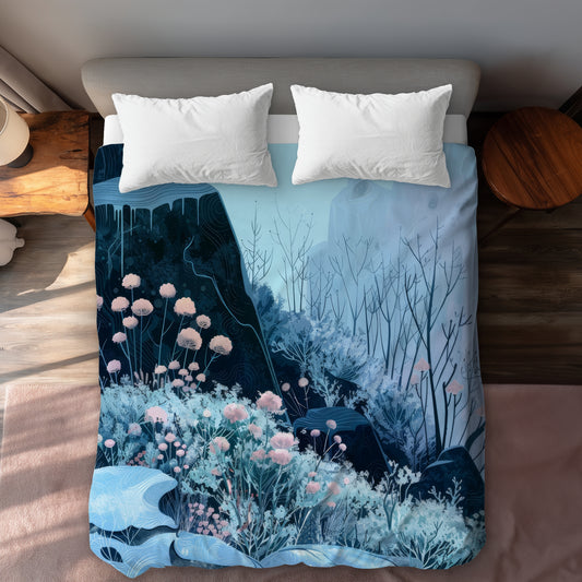 Annual freeze - 88"x88" Duvet Cover