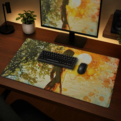 Peaceful Sun Gaming Mat - Stylish Home Decor Play Surface