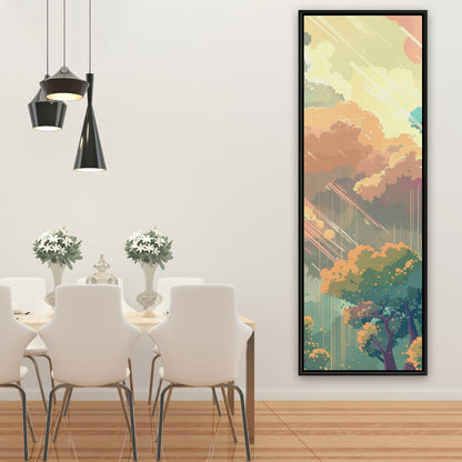 Crystal winds - 36"x36" Framed canvas