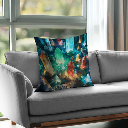 The Quest Poly Twill Throw Pillow - Stylish Home Decor