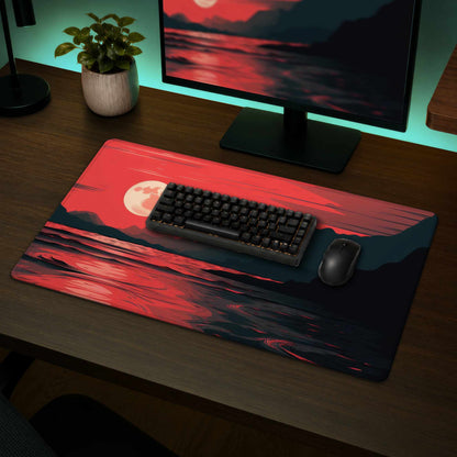 Bloody Tides Desk Mat - Stylish Home Decor, Durable Surface
