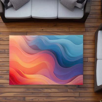 Sweet dreams Red Outdoor Area Rug | Home Decor Essential