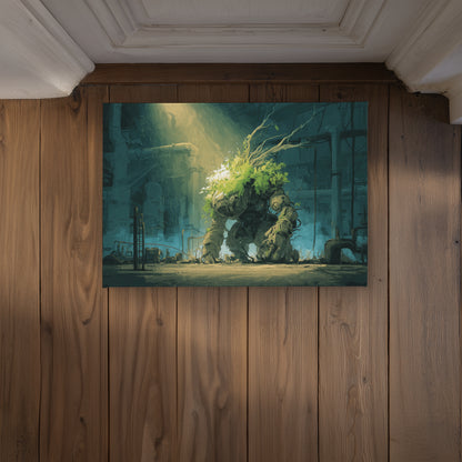 The Golem Green Indoor Outdoor Door Mat | Home Decor Accent