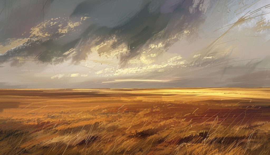 Before the storm - Orange gaming mat for home | Buy Now