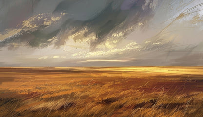 Before the storm - Orange gaming mat for home | Buy Now