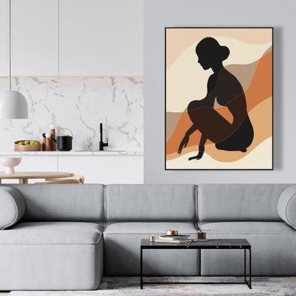 Mindfulness - 36"x36" Framed canvas