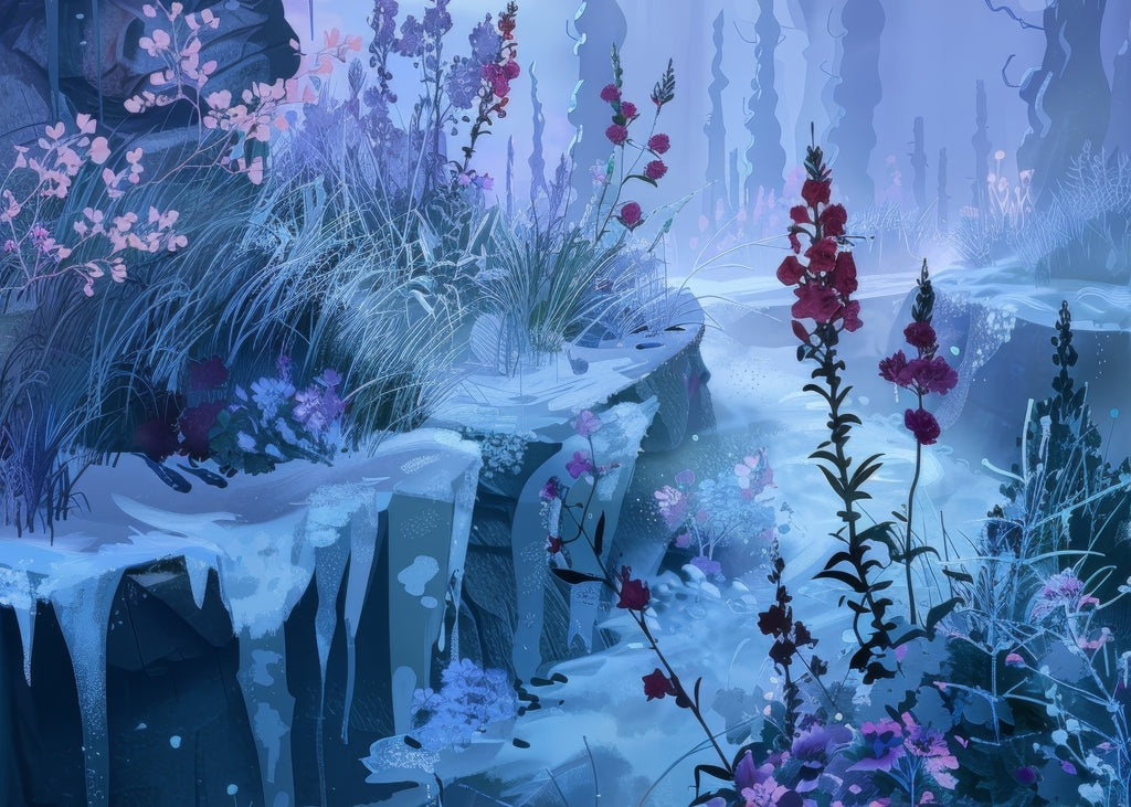 Valley of Ice Gray Indoor Outdoor Door Mat | Home Decor