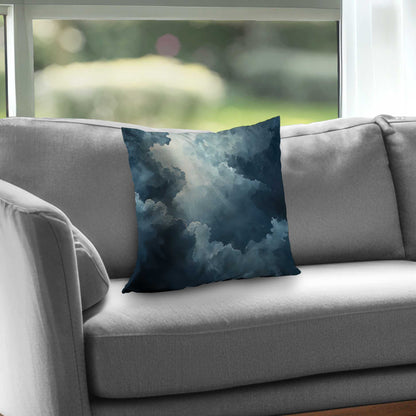 Afterglow Blue Poly Twill Throw Pillow Insert | Home Decor
