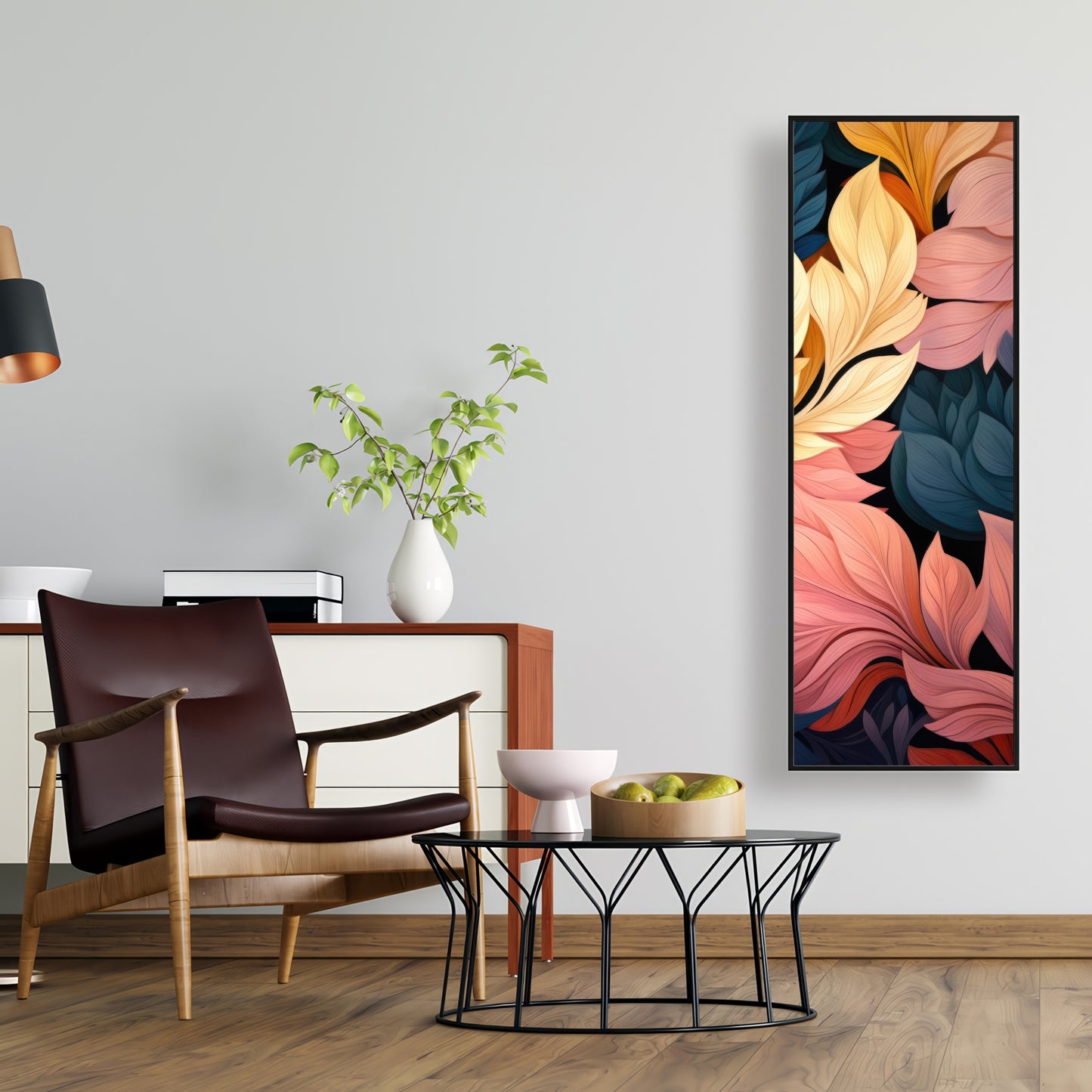 Pastel bloom - 36"x36" Framed canvas