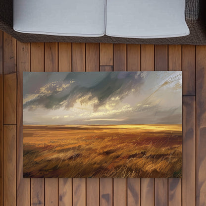 Before the storm - Brown Outdoor Area Rug for Home Decor