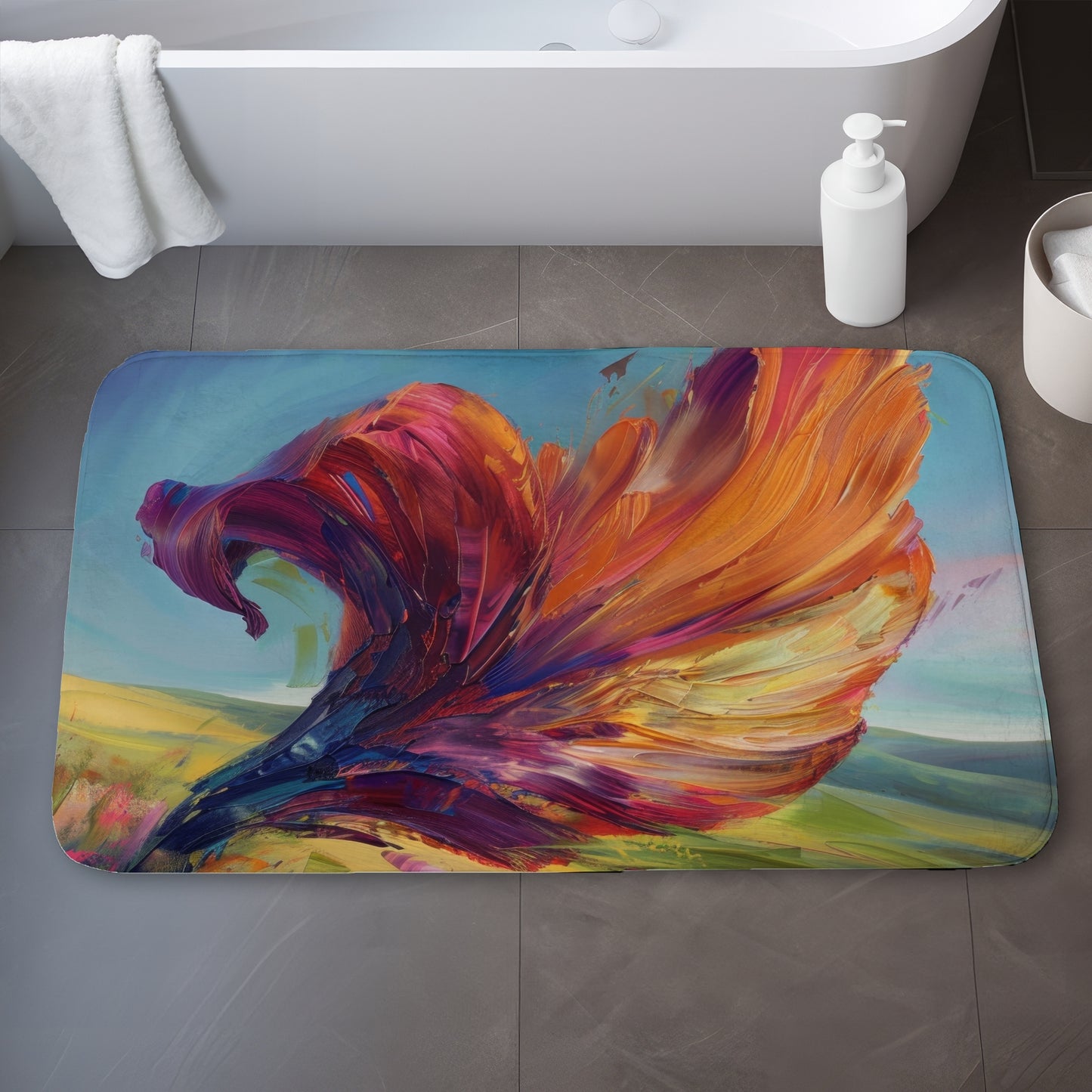 The leaf - 17"x24" Bath mat