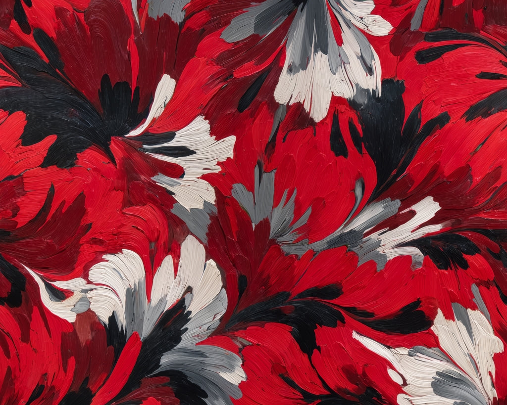 Red Flow Braided Placemat for Stylish Home Decor